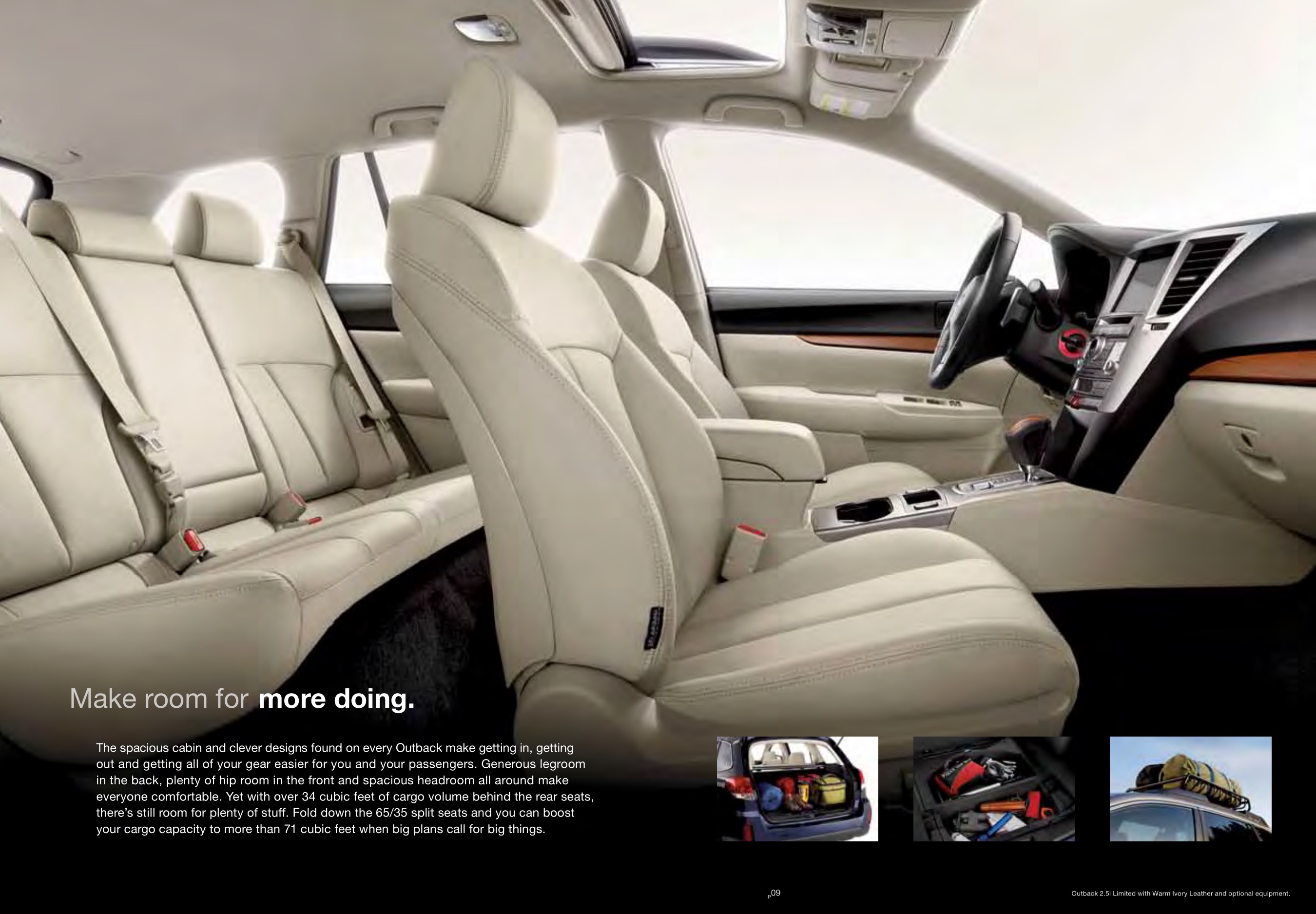2013 Subaru Outback Brochure Page 9